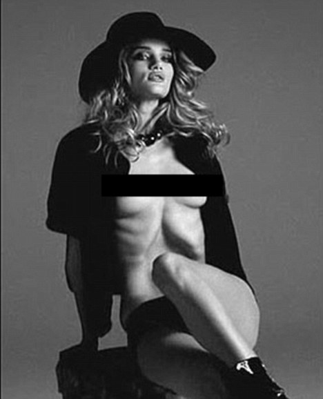 ... supermodel Rosie Huntington...